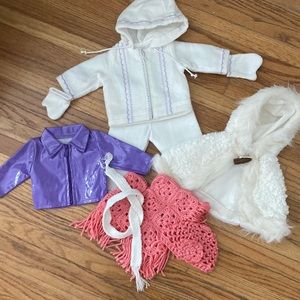 Coats/Boots for every occasion!! 18” dolls such as American Girl Dolls